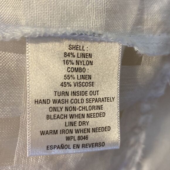 JM Collection Jacket P/L  White Summer Jacket with 3/4 Sleeves Zip Closu… - Picture 8 of 9